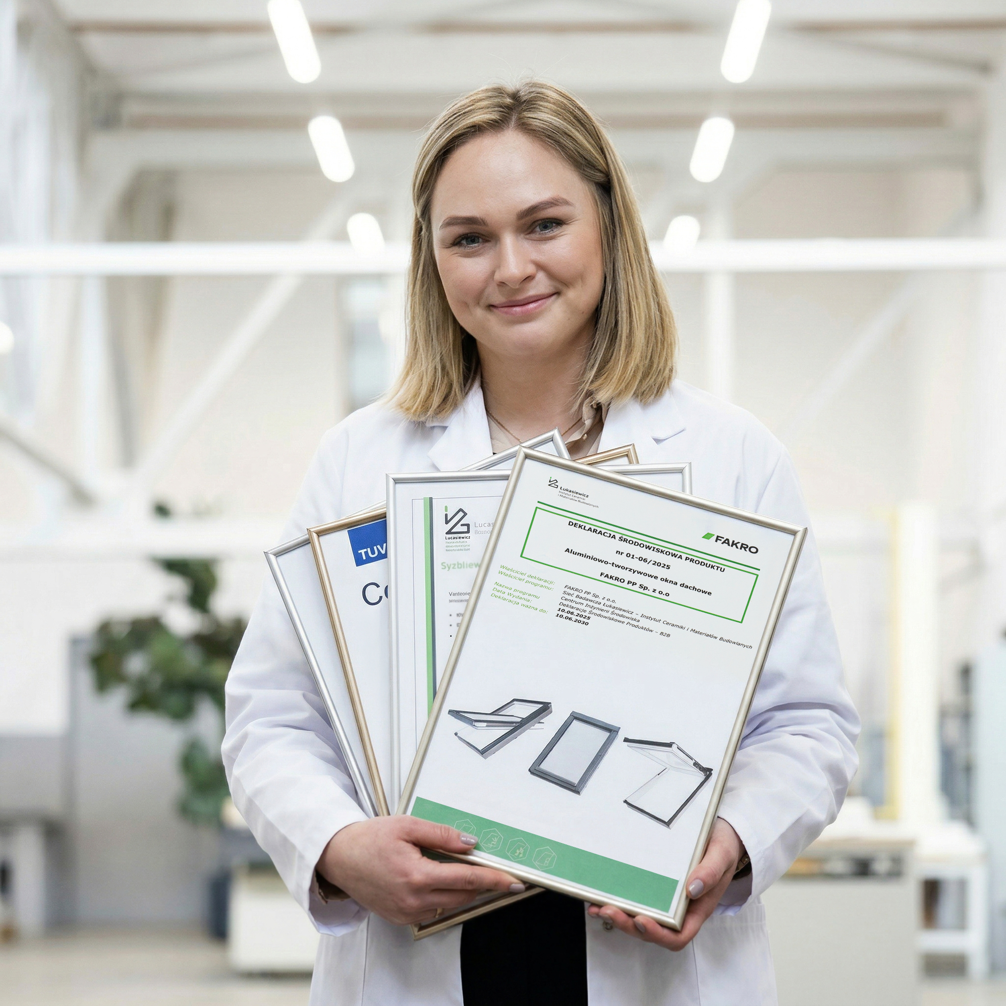 Kakovost in certifikati izdelkov FAKRO